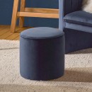 Bentley-Navy-Blue-Velvet-Ottoman-by-MUSE Sale