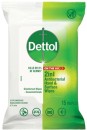 Dettol-2-in-1-Antibacterial-Hand-Surface-Wipes-15-Pack Sale