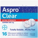 Aspro-Clear-Extra-Strength-Aspirin-500mg-16-Tablets Sale
