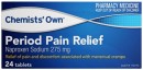 Chemists-Own-Period-Pain-Relief-24-Tablets Sale
