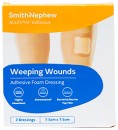 Allevyn-Weeping-Wounds-Adhesive-Foam-Dressing-75cm-x-75cm-2-Pack Sale