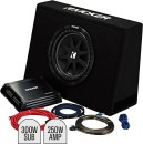 Kicker-10-Subwoofer-in-Slim-Enclosure-Plus-Amplifier-Wiring-Kit Sale