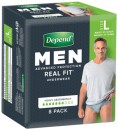 Depend-Real-Fit-Men-Underwear-8-Pack-Selected-Varieties Sale