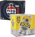 Pepsi-Max-or-Solo-Zero-Sugar-Soft-Drink-24x375mL Sale