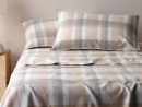 Australian-House-Garden-Cotton-Flannelette-Check-Sheet-Set Sale