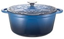 The-Cooks-Collective-Fleur-De-Lis-Casserole-26cm-Navy Sale