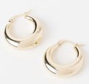 Basque-Chain-Shape-Hoop-Earrings Sale