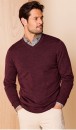 Reserve-Australian-Merino-V-Neck-Knit-Burgundy Sale