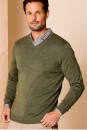 Reserve-Australian-Merino-V-Neck-Knit-Forest Sale
