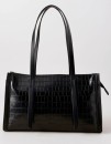 Basque-Ruby-Shoulder-Bag-Black-Croc Sale