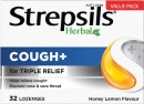 Strepsils-Herbal-Cough-Lozenges-Honey-Lemon-32-Pack Sale
