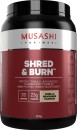 Musashi-Shred-and-Burn-Vanilla-Milkshake-Flavour-900g Sale