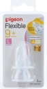 Pigeon-Flexible-Peristaltic-Teat-Slim-Neck-Large-2-Pack Sale