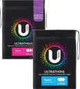 U-By-Kotex-Ultra-Thin-Pads-with-Wings-Regular-14-Pack-or-Super-12-Pack Sale