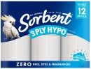 Sorbent-3-Ply-Hypo-Allergenic-Toilet-Tissue-12-Pack Sale