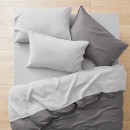Milano-Linen-Sheet-Set-Silver Sale