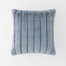 Sable-Faux-Fur-Cushion-Steel-Blue Sale