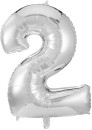 Giant-Number-2-Foil-Balloon-Silver Sale