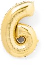 Gold-Look-Giant-Number-6-Foil-Balloon Sale