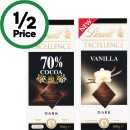 Lindt-Lindor-or-Excellence-Blocks-80-100g Sale