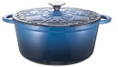 The-Cooks-Collective-Fleur-De-Lis-Casserole-26cm-Navy Sale