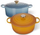 Le-Creuset-Signature-Cast-Iron-Nectar-and-Chambray Sale