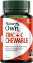 Natures-Own-Zinc-C-Chewable-60-Tablets Sale