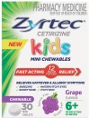 Zyrtec-Kids-Fast-Acting-Allergy-Hayfever-Relief-Grape-30-Chewable-Tablets Sale