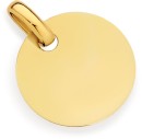 9ct-Gold-20mm-Round-Engravable-Disc-Pendant Sale