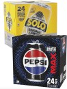 Pepsi-Max-or-Solo-Zero-Sugar-Soft-Drink-24x375mL Sale