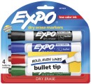 Expo-Whiteboard-Markers-Bullet-Tip-4-Pack Sale