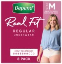 Depend-Real-Fit-Underwear-Female-Medium-8-Pack Sale