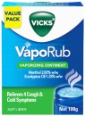 Vicks-VapoRub-Vaporizing-Ointment-Value-Pack-100g Sale