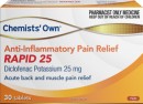Chemists-Own-Anti-Inflammatory-Pain-Relief-RAPID-25-30-Tablets Sale