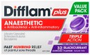 NEW-Difflam-Plus-Anaesthetic-Blackcurrant-Flavour-Value-Pack-32-Lozenges Sale