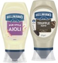 Hellmanns-Mayo-or-Garlic-Aioli-251-252g-or-Real-Mayo-235g-Selected-Varieties Sale