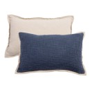 Tamarama-Navy-Oblong-Cushion-by-Habitat Sale
