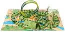 NEW-Somersault-Dinosaur-Vehicle-and-Track-Playset-250-Pieces Sale