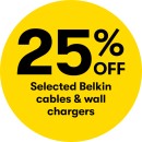 25-off-Selected-Belkin-Cables-and-Wall-Chargers Sale