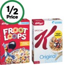 Kelloggs-Froot-Loops-285g-or-Special-K-300g Sale