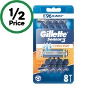 Gillette-Sensor3-Comfort-Shaving-Razor-Pk-8 Sale