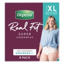 Depend-Real-Fit-Women-Incontinence-Underwear-Pk-8 Sale