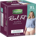 Depend-Real-Fit-Super-Underwear-Extra-Large-8-Pack Sale