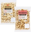 Coles-Dry-Roasted-Natural-or-Roasted-Salted-Cashews-400g-Pack Sale