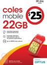 Coles-Mobile-25-Prepaid-SIM Sale