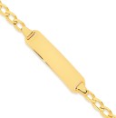9ct-Gold-15cm-Solid-Open-Curb-Identity-Bracelet Sale