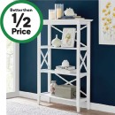 DukeLiving-Hamptons-Coastal-3-Tier-Bookcase Sale