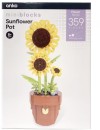 359-Pieces-Mini-Blocks-Flower-Series-Sunflower-Pot Sale