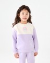Print-Panel-Crew-Neck-Sweater Sale