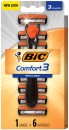 BIC-Comfort-3-Refillable-Razor-1-Handle-6-Cartridges Sale